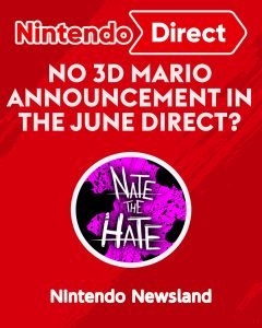 No new 3D Mario in the June Direct?
